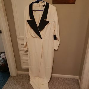 Eloquii Tuxedo Jumpsuit
